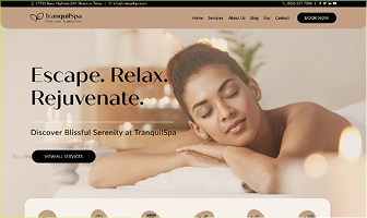 Spa Website Design